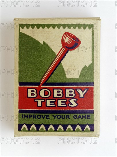 Bobby Jones Golf Tees, c1930s. Artist: Unknown