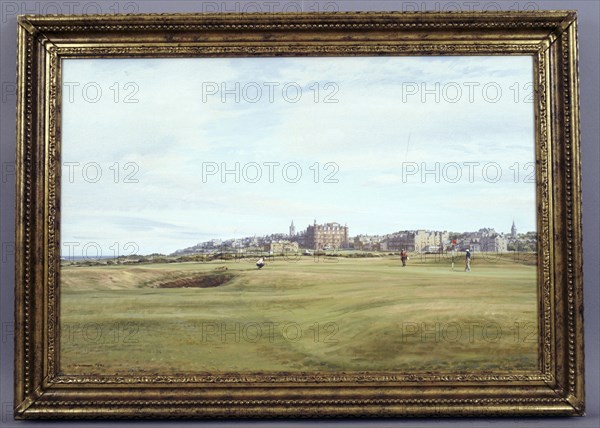 Arthur Weaver, The 16th Hole, Old Course, Royal and Ancient Golf Club, 1961. Artist: Arthur Weaver