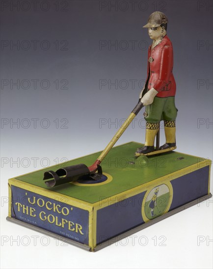 Jocko the Golfer, toy, American, c1920. Artist: Unknown
