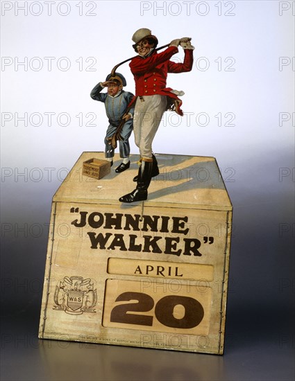 Johnnie Walker calendar. Artist: Unknown