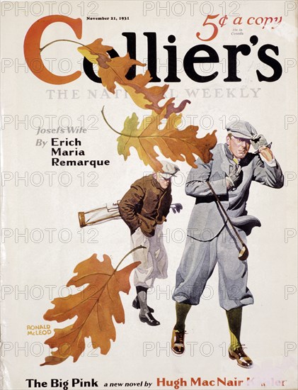 Cover of Collier's magazine, November 1931. Artist: Ronald McLeod