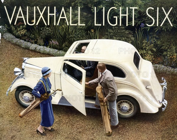 Vauxhall Light Six, car brochure, British, 1932. Artist: Unknown