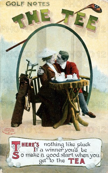 The Tee, postcard, c1905. Artist: Unknown