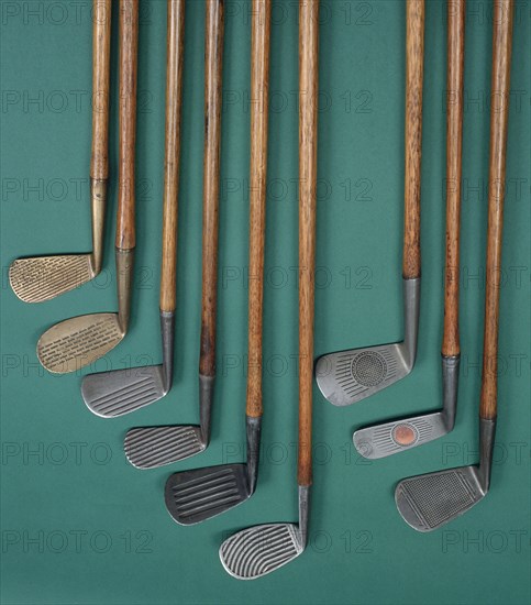 Golf club faces, c1920s. Artist: Unknown