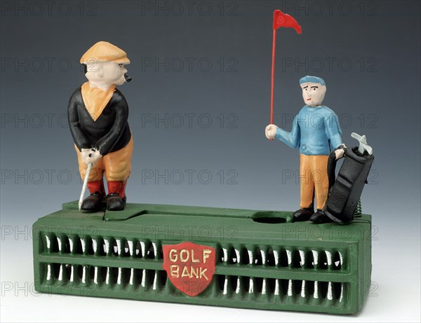 'Birdie Putt', money box, Taiwan, modelled on 1920s original. Artist: Unknown