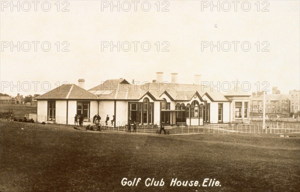Postcard of Golf Club House, Elie, 1914. Artist: Unknown