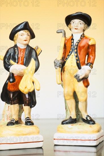 Staffordshire figures, 'The Blackheath Golfer', c1930. Artist: Unknown