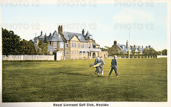 Royal Liverpool golf club, Hoylake, c1910. Artist: Unknown