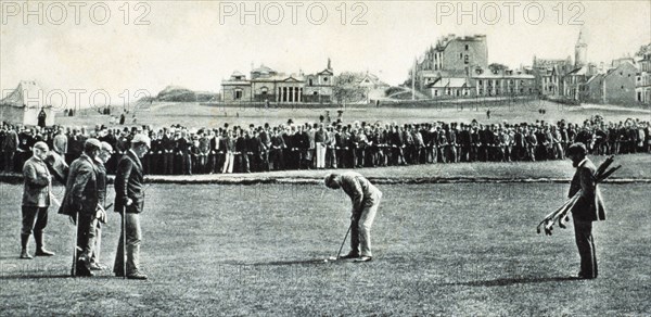Golfers at the Open Championship, St Andrews, Scotland, 1890. Artist: Unknown