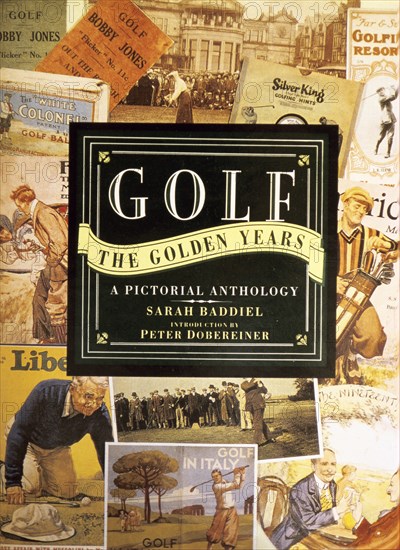 Book cover, Golf - The Golden Years, Sarah Fabian Baddiel, British, 1992. Artist: Unknown