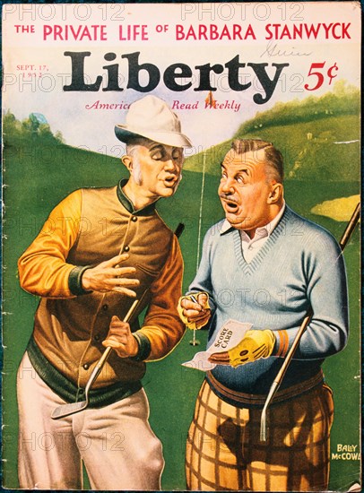 Cover of 'Liberty' magazine, American, September 1932. Artist: Unknown