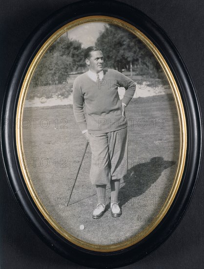 Framed photograph of Bobby Jones, c1930. Artist: Unknown