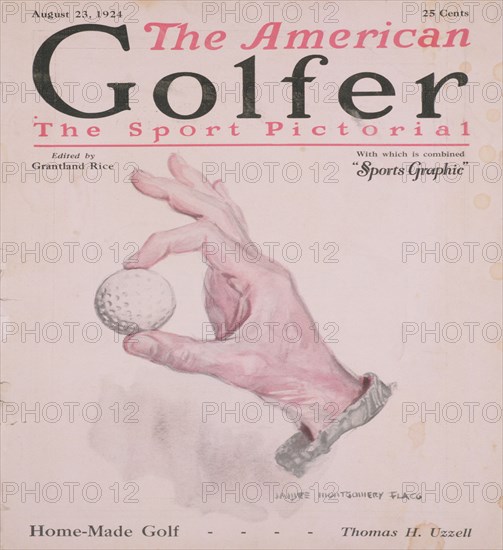 Cover of The American Golfer, August 23, 1924. Artist: Unknown