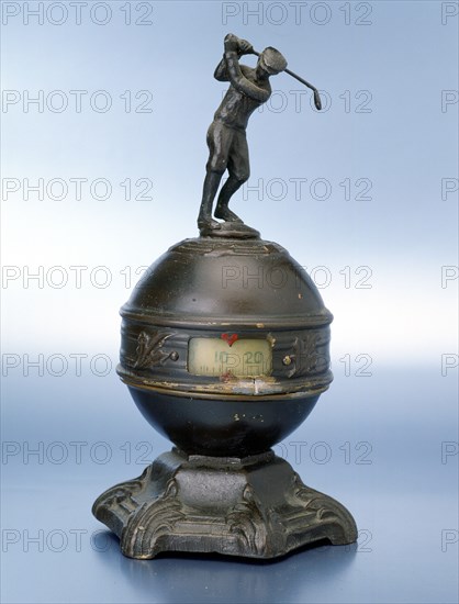 Statuette of golfer, c1910. Artist: Unknown