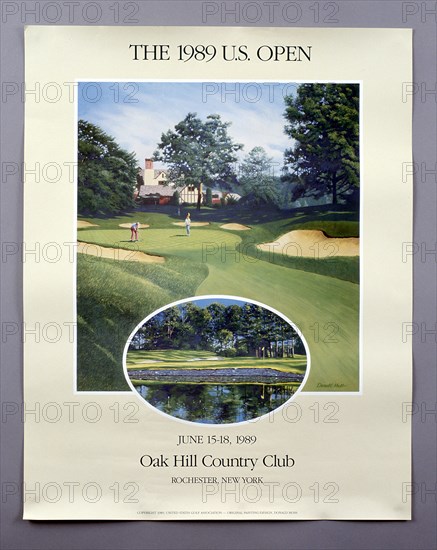 US Open poster, 1989. Artist: Unknown