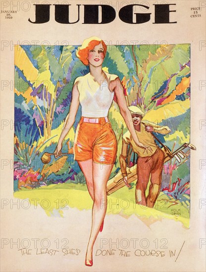 Cover of 'Judge' magazine, January 1929. Artist: Unknown