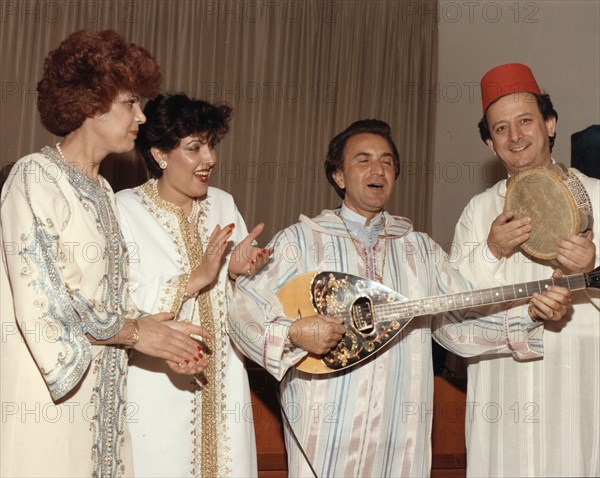 Michael Abittan at a Moroccon evening, March 1989. Artist: Sidney Harris