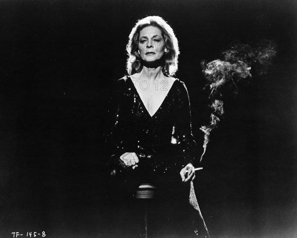 Lauren Bacall (1924- ), American actress, in a scene from 'The Fan', 1981. Artist: Unknown