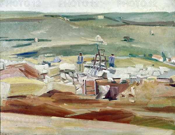 'The Quarry Men', 1925. Artist: David Bomberg