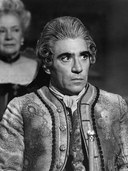 Frank Finlay (1926- ), British actor as Cassanova in 'Window, Window'. Artist: Unknown