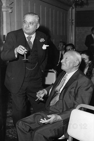 Lord Shinwell and Lord Boothby, 1970. Artist: Unknown