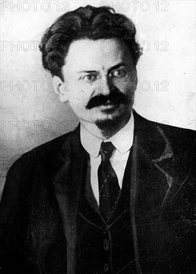 Leon Trotsky, Communist theorist and agitator. Artist: Unknown