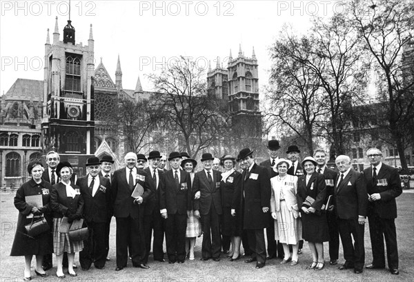 Jewish ex-servicemen and women, London, 17 May 1985. Artist: Unknown