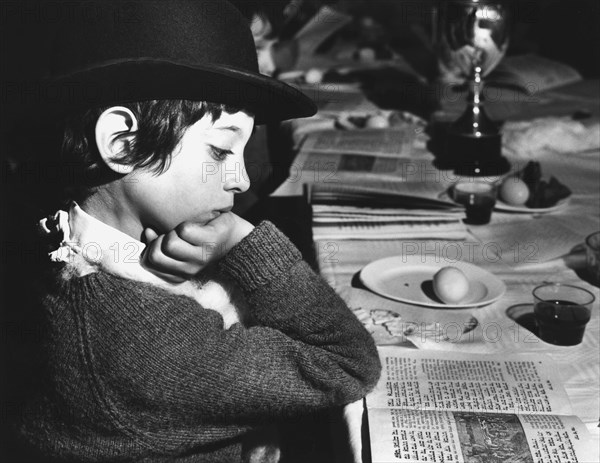 Seder table at the Kerem School, London, 21 April 1978. Artist: Peter Fisher