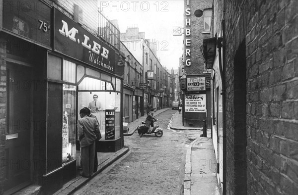 Jewish businesses threatened with closure, Stepney, London, 1967. Artist: Unknown