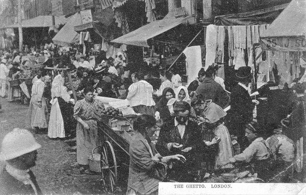 'The Ghetto. London', c1890. Artist: Unknown