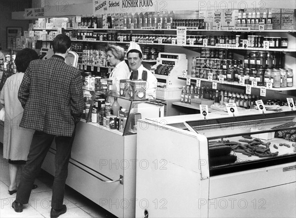 Kosher display at Selfridges, London, 1966. Artist: EH Emanuel