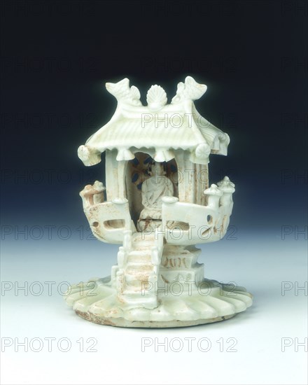 White glazed shrine, Northern Song dynasty, China, 11th century. Artist: Unknown