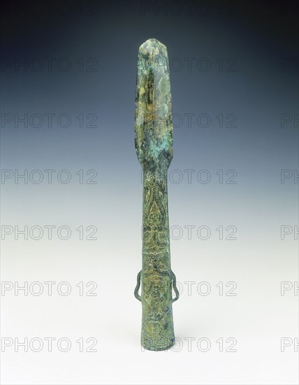 Bronze spearhead, Western Zhou-early Eastern Zhou dynasty, China, 8th century BC. Artist: Unknown