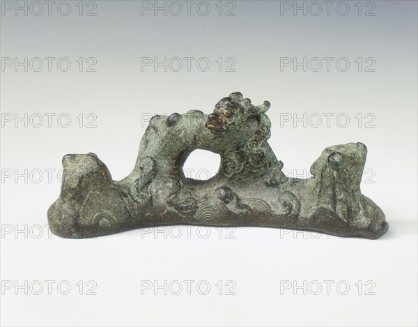 Bronze brush rest, Ming dynasty, China, 14th-16th century. Artist: Unknown