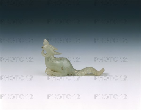 Miniature jade phoenix, Tang dynasty, China, 618-906. Artist: Unknown