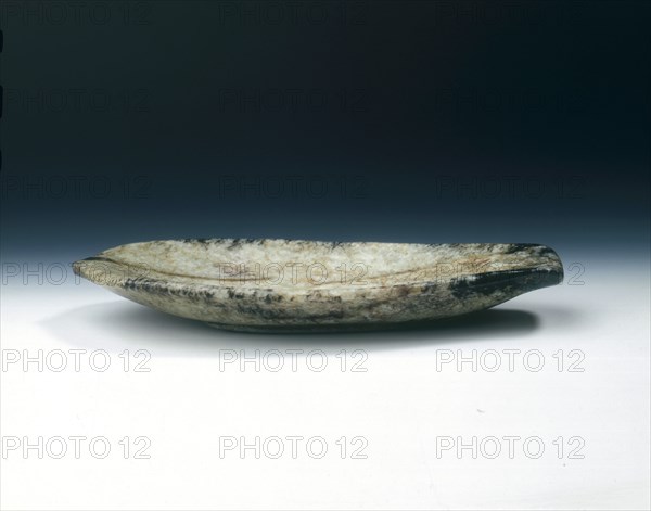 Jade lotus petal palette, Northern Song dynasty or earlier, China, c900-1127. Artist: Unknown