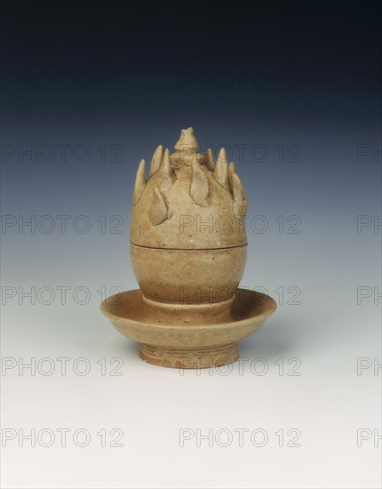 Stupa-shaped incense burner, Early Tang dynasty, China, 618-684 AD. Artist: Unknown