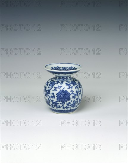 Blue and white leys jar, Qing dynasty, Qianlong period, China, 1736-1795. Artist: Unknown