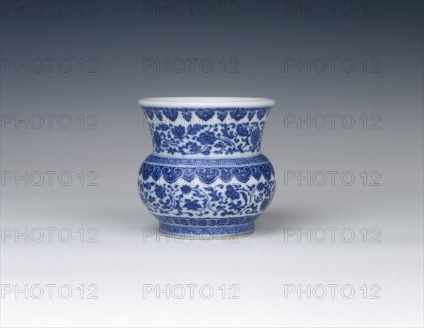 Blue and white leys jar, Qing dynasty, Daoguang period, China, 1821-1850. Artist: Unknown