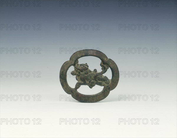 Bronze quadrafoil fitting, Tang to Northern Song dynasty, China, 8th-11th century. Artist: Unknown