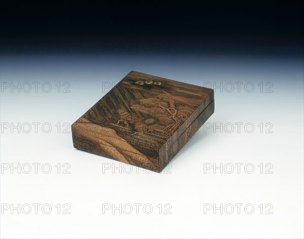 Maki-e lacquer box, late Edo Period, Japan, mid 19th century. Artist: Unknown
