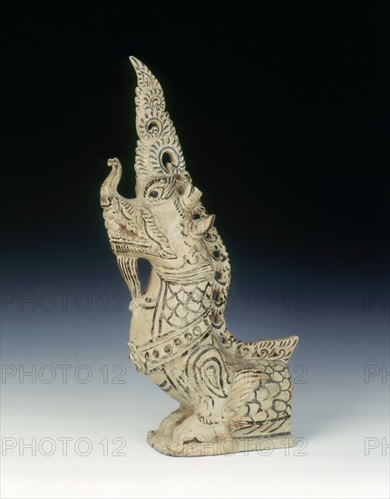 Sukothai-Turiang makara roof finial, Thailand, 14th-early 15th century. Artist: Unknown