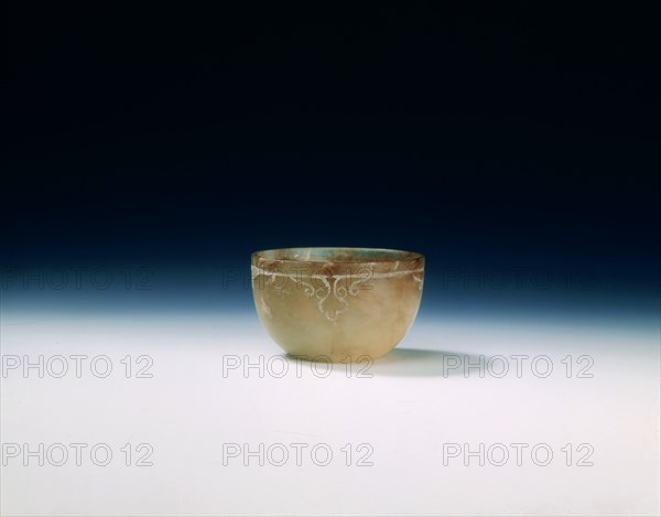 Jade cup, High Tang period, China, 684-756. Artist: Unknown