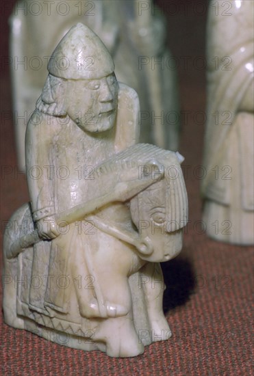 The Lewis Chessmen, (Norwegian?), c1150-c1200. Artist: Unknown