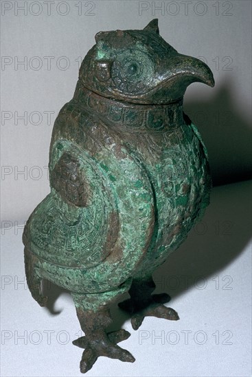 Chinese Bronze Ritual Vessel, 10th century BC. Artist: Unknown