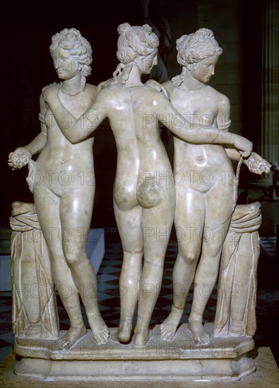 Statue of the three graces. Artist: Unknown