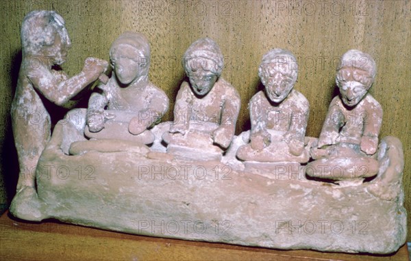 Greek terracotta of bakers. Artist: Unknown