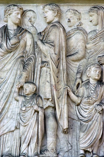 Detail from the Ara Pacis (Altar of peace), 2nd century BC. Artist: Unknown