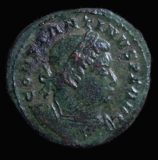 Bronze coin of Constantine I, 4th century. Artist: Unknown