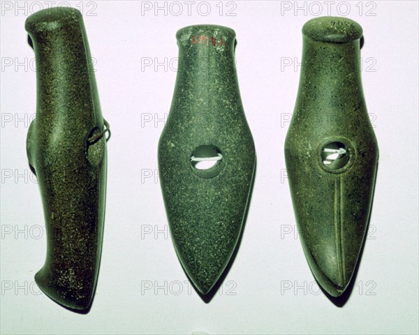 Neolithic stone axes. Artist: Unknown